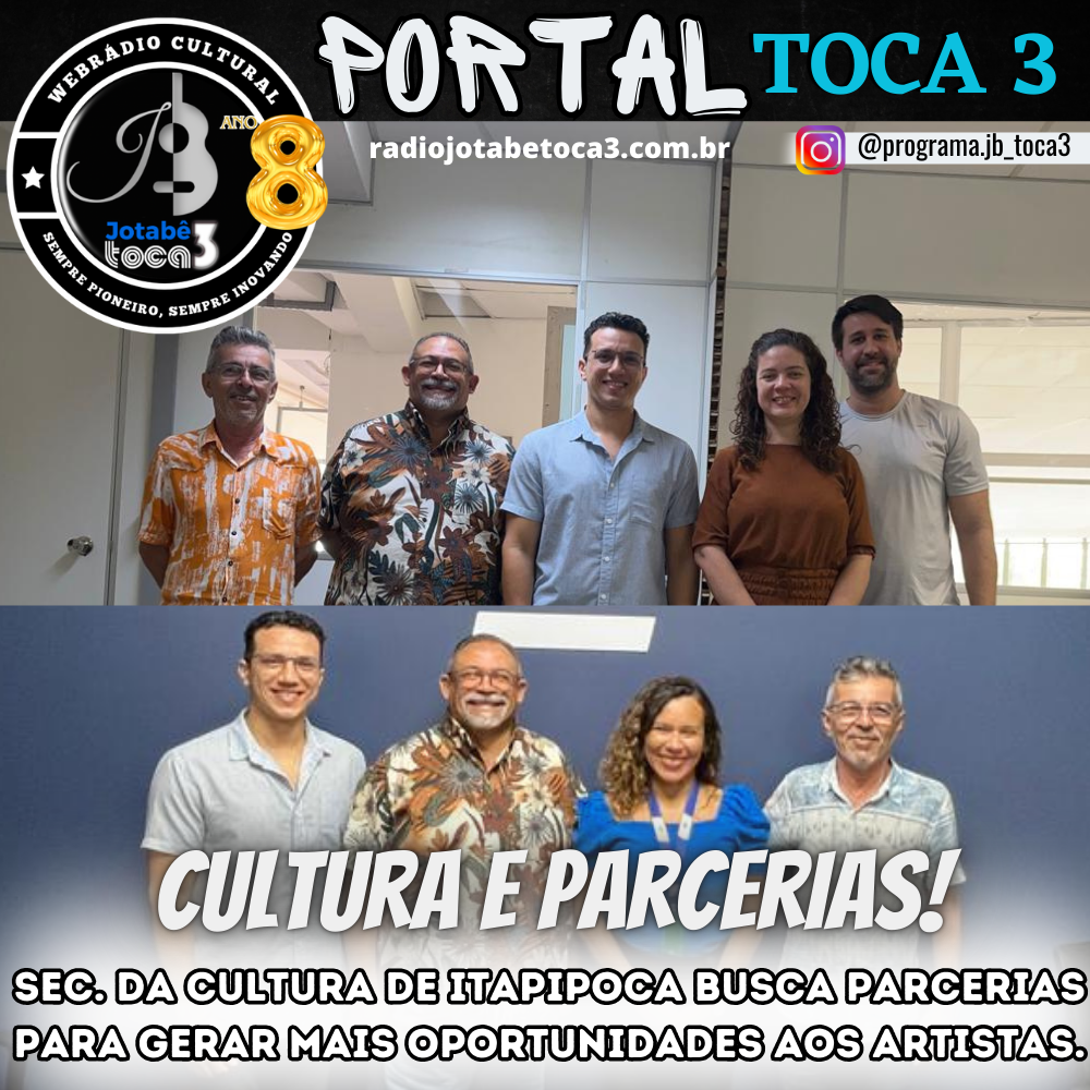 SECRETARIA DE CULTURA DE ITAPIPOCA BUSCA PARCERIAS PARA GERAR MAIS OPORTUNIDADES AOS ARTISTAS!!